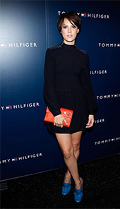 Alice St Clair modelling for Tommy Hilfiger at New York Fashion Week